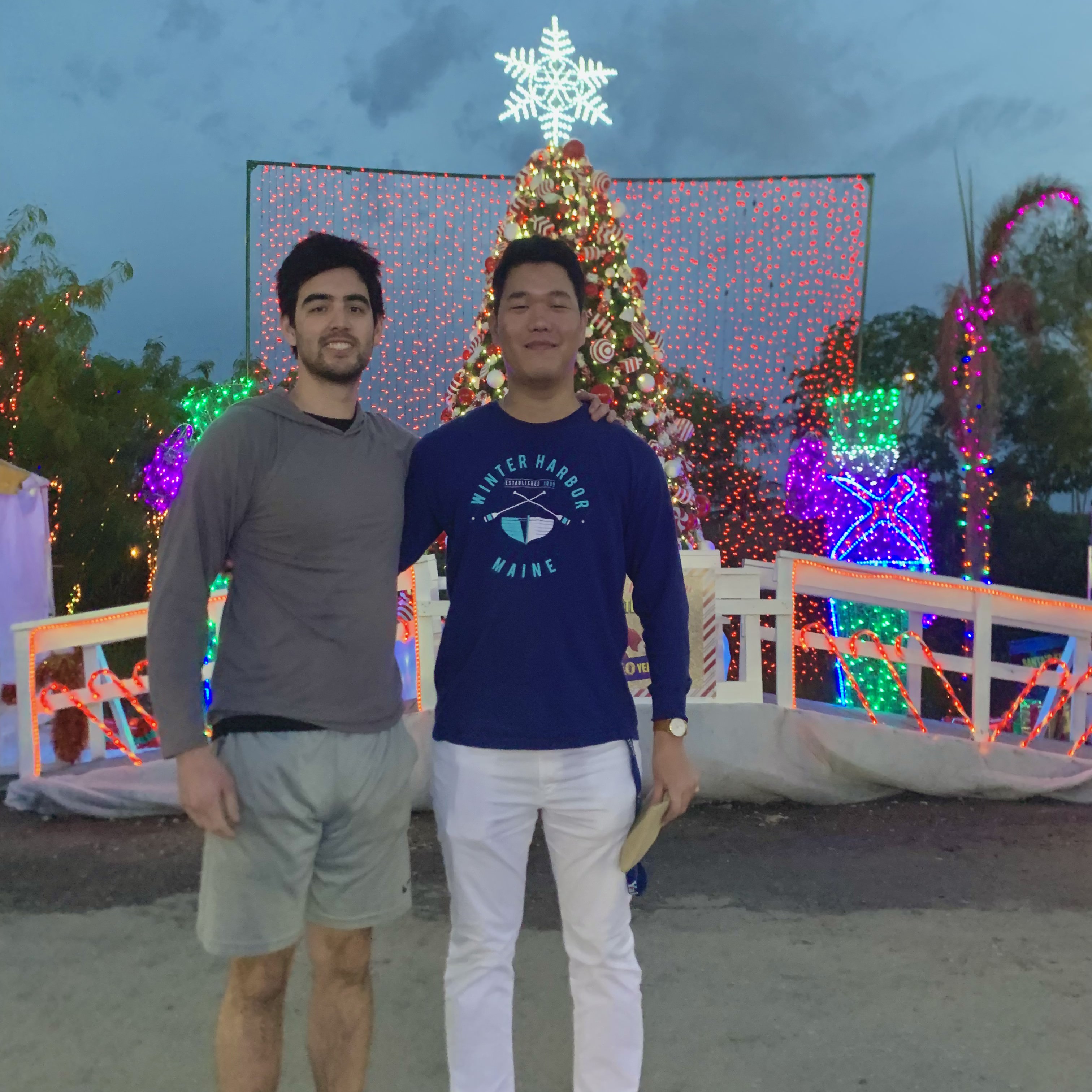 Me and Sam (Santa's Enchanted Forest)
